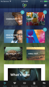 Positive Peers Home Screen update